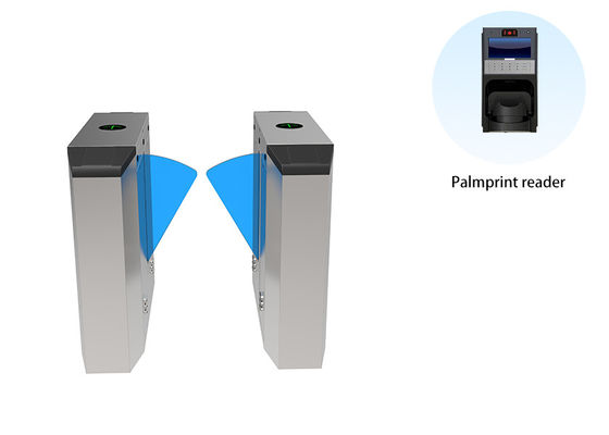 購入 組み込みのRFID/QRコードカード収集機付きの室内/室外歩行者フラップバリアゲート online manufacture